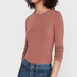 Express Crew Neck Long Sleeve Tee